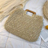 casual rattan large capacity tote for women wicker woven wooden handbags summer beach straw bag lady big purses travel sac 2021