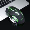 T-WOLF Q13 Rechargeable Wireless Mouse Silent Ergonomic Gaming Mice 6 Keys RGB Backlight 2400 DPI for Laptop Computer Pro Gamer
