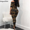 Autumn Off Shoulder Jumpsuits Long Pants For Women 2018 Elegant Fitness Short Sleeve Boho Playsuit Sexy Club Rompers Overalls - Surprise store