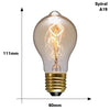 Retro Edison Light Bulb E27 220V 40W ST64 G80 G95 T10 T45 T185 A19 A60 Filament Incandescent Ampoule Bulbs Vintage Edison Lamp