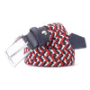 Men Elastic Belt Striped Women Stretch Belt For Unisex Knitted Braided Long Belt Extend 160 CM Belt Factory Directly Price