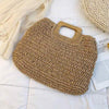 casual rattan large capacity tote for women wicker woven wooden handbags summer beach straw bag lady big purses travel sac 2021