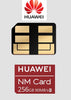 HUAWEI NM Card High Speed 90MB/s 256GB 128GB 64GB Memory Card Share The Same Slot with a Nano SIM Card