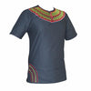Dashikiage Men's African Slim Embroidery Short Sleeve Traditional Mali African Vintage T-shirt - Surprise store