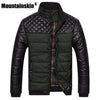 Mountainskin Brand Men's Jackets and Coats 4XL PU Patchwork Designer Jackets Men Outerwear Winter Fashion Male Clothing SA004 - Surprise store