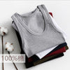 Men's Round neck Sleeveless Bodybuilding Cotton Tank Tops Slim Fits Tee Tops Male Tank Top Body Vest Men's Clothing Underware