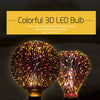 3D Star 220V E27 LED Edison Light Bulb Lampada ST64 A60 G80 G95 G125 Diamond Heart Shape Holiday Christmas Decoration LED Lamp
