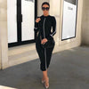 2019spring new black white High street dresses women's Elegant bodycon midi dresses mujer offic ladies fashion casual Slim dress - Surprise store