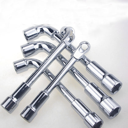 6/7/8/9/10/11/12/13mm L type Chrome vanadium steel Wrench Double head Outer hexagon hand tools