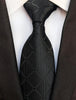 RBOCOTT Mens Silk Tie 8cm Fashion Floral Ties Plaid Necktie Striped Ties Blue Yellow Green For Men Business Wedding Accessories - Surprise store