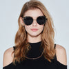 VEGOOS Sunglasses Women Polarized UV Protect Fashion Round Style Colorful Mirrored Lens Vintage Cat Eye Sun Glasses Oculos #6115