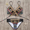 2018 Sexy Bandage Aztec Biquini String Strappy Swim Wear Bathing Suit Swimsuit Beachwear Swimwear Women Brazilian Bikini