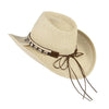 GEMVIE 2019 Shell Tassels Cowgirl Summer Hat Straw Hat for Women Men Western Cowboy Hat Lady Trendy Woven Sun Hat Beach Cap