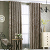 Silver Jacquard Chenille Blackout Curtains Drape For Bedroom Home Deco Curtain Blind Window Treatment Curtain For Living Room