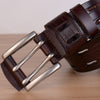100% High Quality Genuine Leather Belts for Men Brand Strap Male Pin Buckle Fancy Vintage Jeans Cowboy Cintos