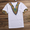 INCERUN Fashion Men Dashiki T Shirt V Neck Print Tops African Ethnic Short Sleeve Brand T-shirts Men African Clothes 2020 S-5XL