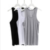 Men's Round neck Sleeveless Bodybuilding Cotton Tank Tops Slim Fits Tee Tops Male Tank Top Body Vest Men's Clothing Underware