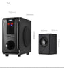 5.1 Channel Home Theater Speaker System,Bluetooth\USB\SD\FM Radio Remote Control Touch Panel,Dolby Pro Logic Surround Sound - Surprise store
