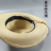 Top Quality Man Straw Hat Wide Brim Beach Foldable Cap Big Bone Men Plus Size Fedora Hat 58CM 60CM 62CM