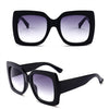 ASOUZ 2019 new fashion square ladies sunglasses classic brand design square men's glasses UV400 large frame driving sunglasses
