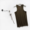 Men's Round neck Sleeveless Bodybuilding Cotton Tank Tops Slim Fits Tee Tops Male Tank Top Body Vest Men's Clothing Underware