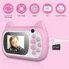 Child Instant Print Camera Instant Print Camera 2.4 LCD Screen Toy Gifts Komery Digital Camera Photo Video Recorder