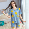 Homewear Pajamas Comfortable Girl Summer Female Cute Pijamas Women Sleepwear Lovely Home Suits Pyjama Short Sleeve Pajamas Set