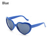 2021 Love Heart Shaped Effect Glasses Watch The Lights Change Love Image Heart Diffraction Glasses At Night Sunglasses For Women