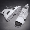 CYYTL Fashion High-top Men Summer Sandals Lace-up Open Toe Shoes Highten Soft Sneakers Outdoor Walking Breathable Meskie Buty