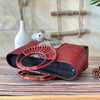 Handmade straw bag retro ethnic style rattan bag bamboo woven middle-aged lady woven handbag