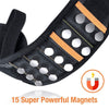 New Upgrade Two Pockets 15 Grid Powerful Magnetic Wristband Tool Storage For Screws Nails Nuts Bolts Drill Bits Tool Kit