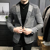 Fashion Spring Summer Clothing Male Suit Jacket Gradient Color Casual Slim Fit Fancy Party Singer Blazzer Coat