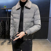 Men's  Jacket new style men's fashion casual high-end Slim brand thick down cotton coats S-5XL