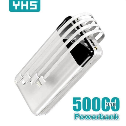50000mAh Power Bank Large Capacity LCD PowerBank External Battery USB Portable Mobile Phone Charger for Samsung Xiaomi Iphone - Surprise store