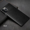 LAPOPNUT Genuine PU Leather Phone Case for Iphone SE 2020 11 Pro Max X Xs Xr 8 7 Plus Slim Color Contrast Business Thin Cover - Surprise store
