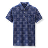 New Polo Shirts Men Plaid Print Summer Short Sleeve Tee shirt Homme Slim Fit Casual Travel Beach Camisa Polos T1043
