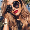 WarBlade Retro Round Sunglasses Women Luxury Brand Designer Bee Frame Circle Sun Glasses Fashion Female Eyewear Oculos De Sol