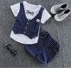 Summer Baby Boy Clothes Suits Gentleman Style Infant Clothing Sets T- Shirt+Shorts 2Pcs Casual Jogging Suit Toddler Outfits 2020