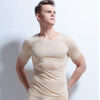 Summer Seamless Underwear Men Thin Solid Male Short-sleeve Ice Silk Stretch Tight-fitting Undershirts Young Hipsters Simple Tops