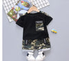 Summer Baby Boy Clothes Suits Gentleman Style Infant Clothing Sets T- Shirt+Shorts 2Pcs Casual Jogging Suit Toddler Outfits 2020