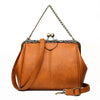 Vintage Soft Pu Leather Ladies Handbag Female Tote Bags Brand Designer Shoulder Bag Messenger Crossbody Bags For Women Purses