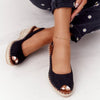 2021 Heels Sandals Peep Top Summer Shoes Women PU Leather Peep Toe Buckle Platform Wedge Sandals For Ladies Casual Shoes Female