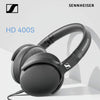Sennheiser HD 400S Around-Ear Headphones Noise Isolation Earphone Stereo Music Foldable Sport Headset Deep Bass for Mobile Phone