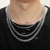 Men's Chain Necklace Stainless Steel Jewelry On The Neck Chain male Personality Hip Hop Necklace Fashion Accesories For Men