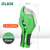 LAOA PVC Pipe Cutter 36mm 42mm SK5 Body Tube Cutter PVC/PE/VE Ratchet Scissors Hose Cutting Hand Tools