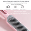 Profissional Hot Combs Anti-scalding Hair Straightener Brush Ceramic Hair Curler Heated Electric Smart Brush Hair Straightener