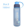 1000ml/1500ml Portable Water Bottles BPA Free Sport Drinking Bottle Outdoor Camping Cycling Hiking Sports Shaker Bottles