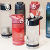 850ml/550ml Portable Tritan Material Water Bottle With Straw Outdoor Sport Fitness Drinking Bottles Sports Shaker Plastic Bottle