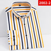 Vertical Striped Shirt Elastic Stretch Long Sleeved Business Men Dress Shirts Formal Casual Standard Fit Fashion Man's Clothing