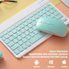 Mini Wireless Bluetooth Keyboard For Tablet iPad iPhone Rubber Keycaps Rechargeable Keyboard For Smartphone Android IOS Windows
